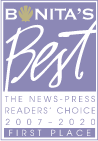 Bonita’s Best Readers’ Choice Bonita’s Best Readers’ Choice First Place recognition